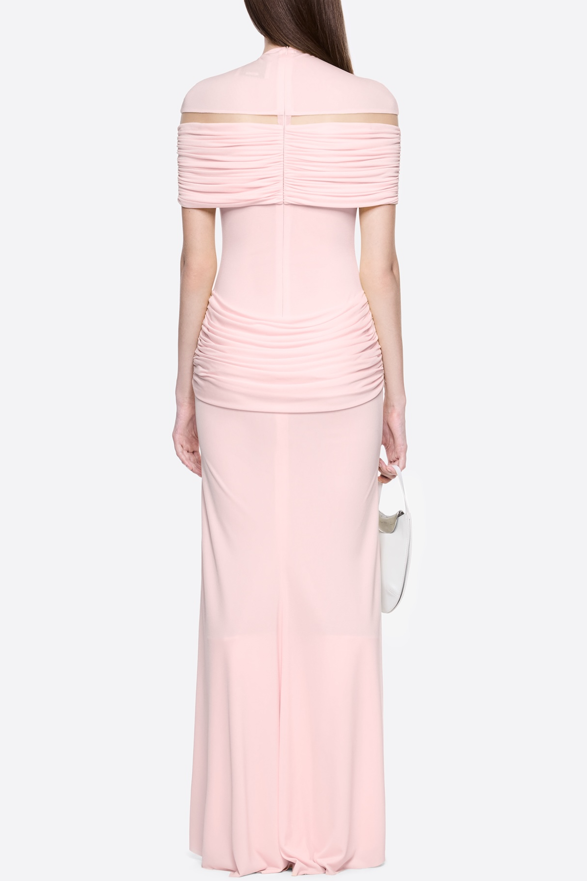 Amoda Cutout Ruched Maxi Dress - Pink