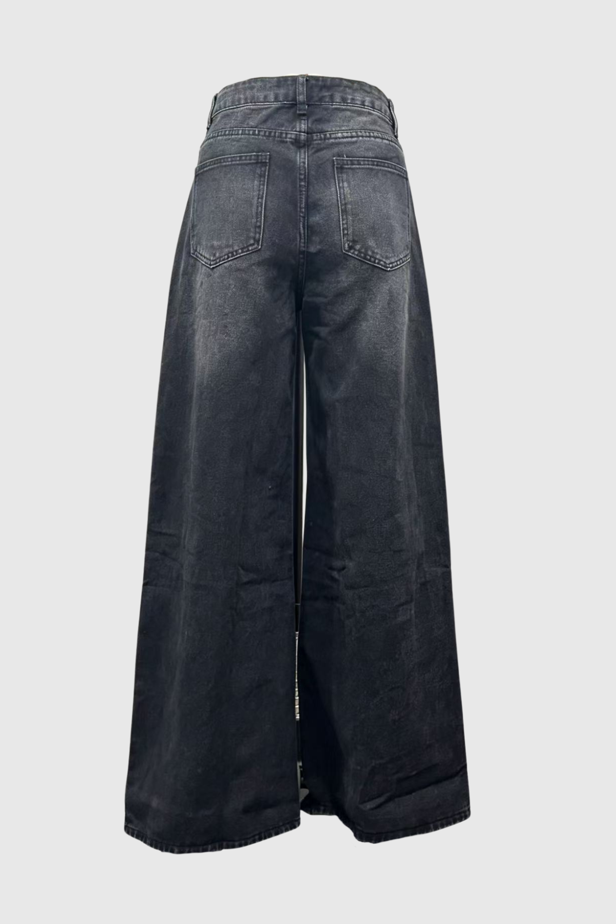 Aolbya Eyelets Jeans - Black