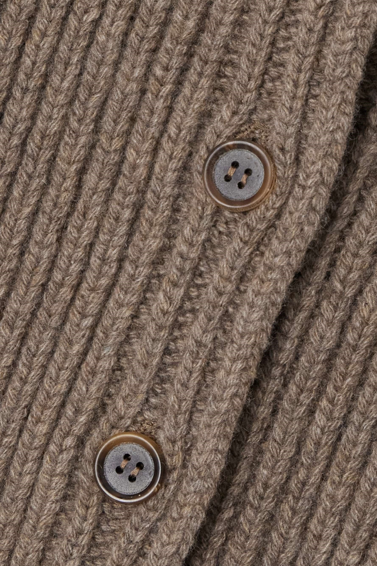 Ardesia Crochet-trimmed Knit Set -Khaki