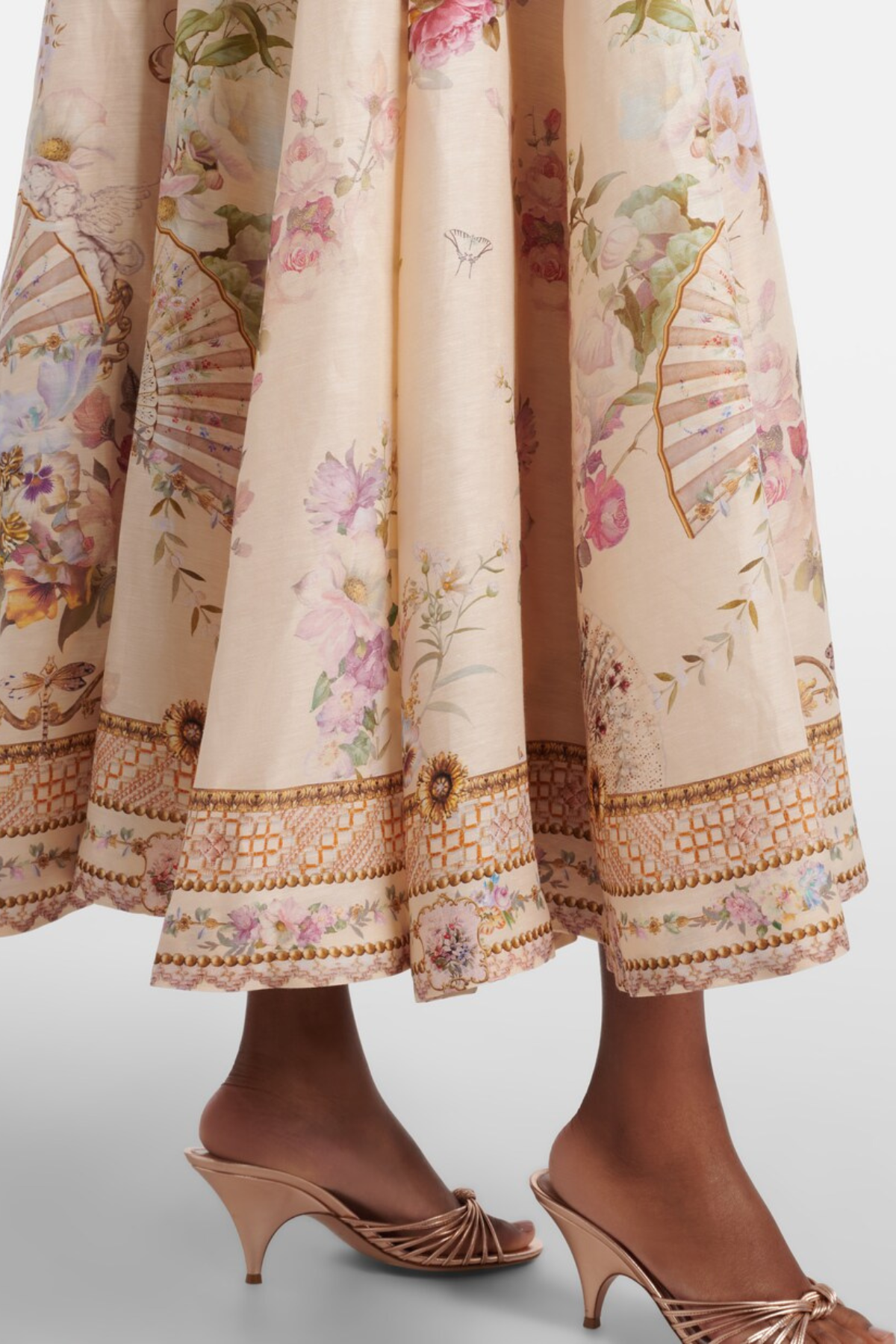 Bathsha Floral Print Midi Dress