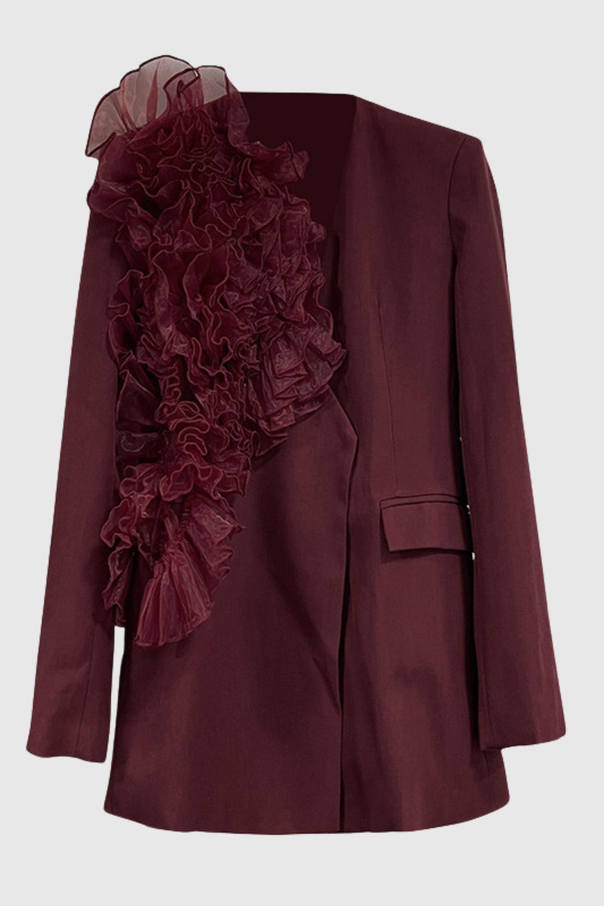 Blanya Ruffle Blazer