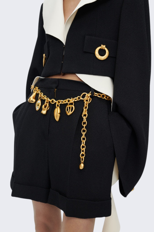 Boaz Eye Gold Chain Belt