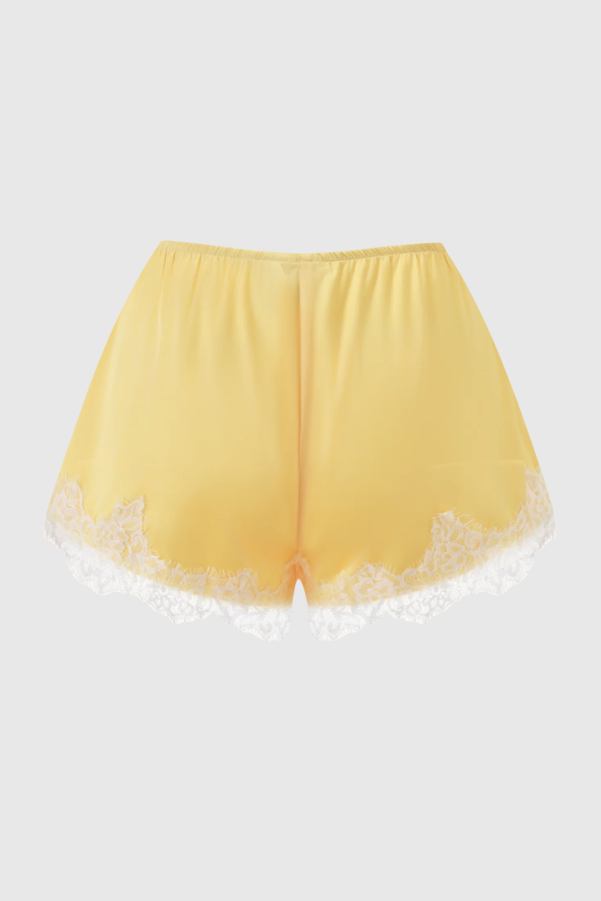 Bradfea Lace Top & Shorts Set - Yellow
