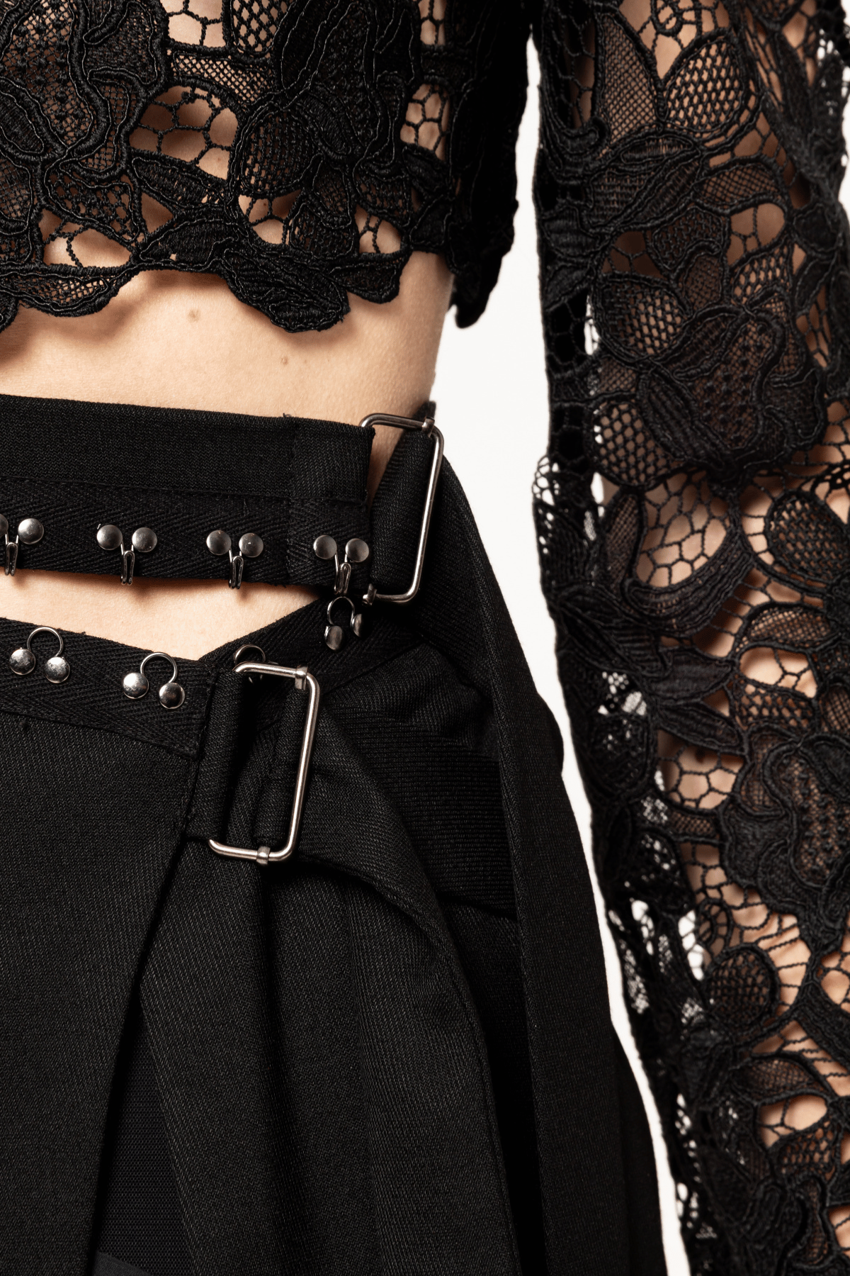 Cambya Lace Top & Midi Skirt Set