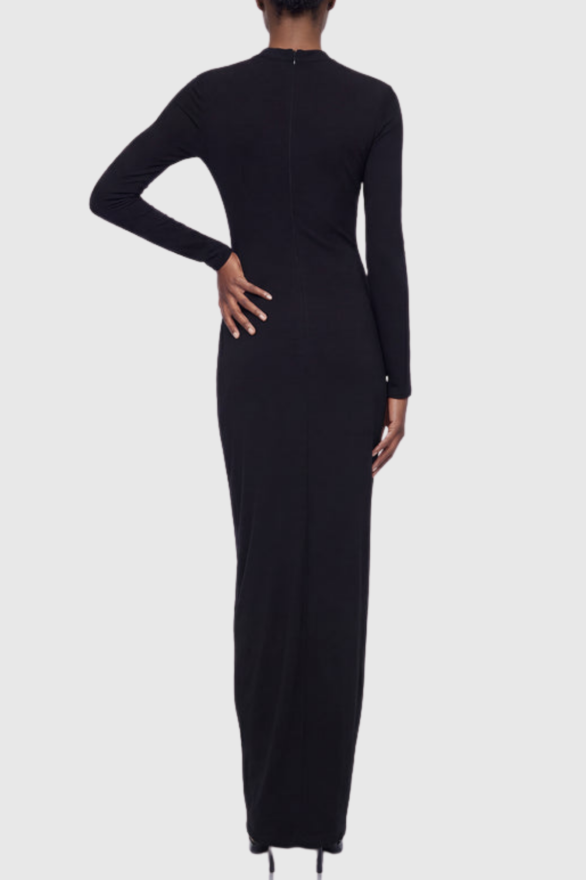 Carua Lace Ruched Maxi Dress