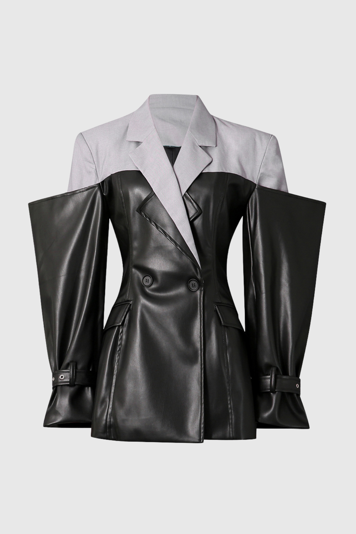 Clarice Leather Patchwork Jacket