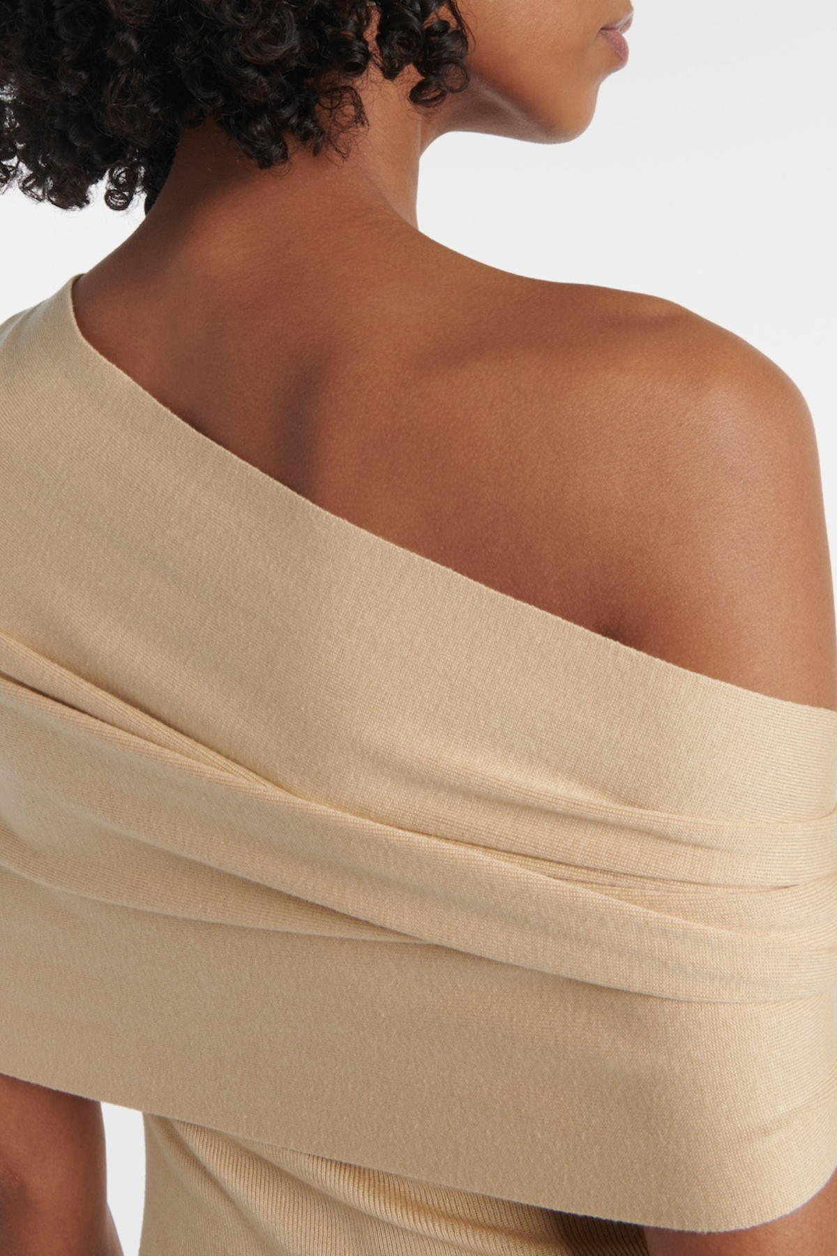 Cullen One Shoulder Draped Mini Dress