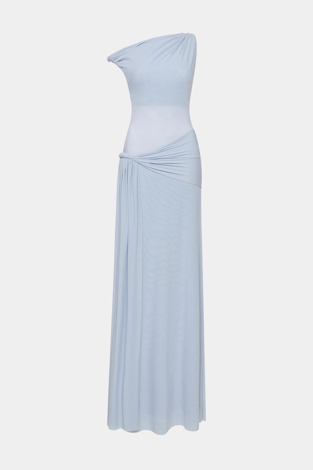 Edina Off Shoulder Twist Maxi Dress - Blue