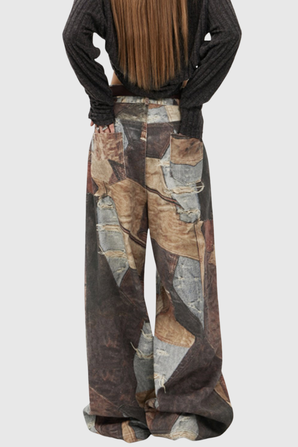 Edwara Print Baggy Jeans