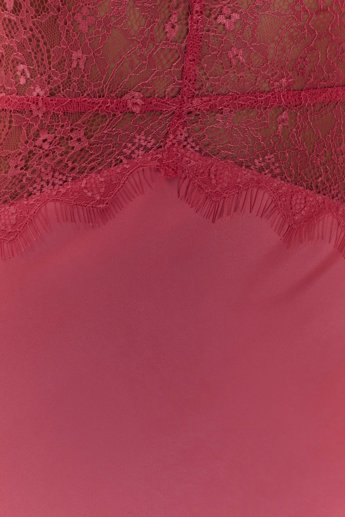 Edwiga Lace Halter Maxi Dress - Pink