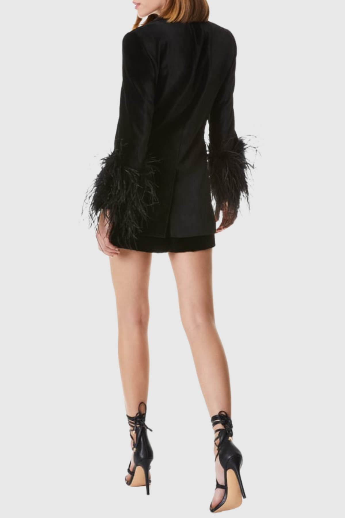 Eliseo Feather Velvet Blazer