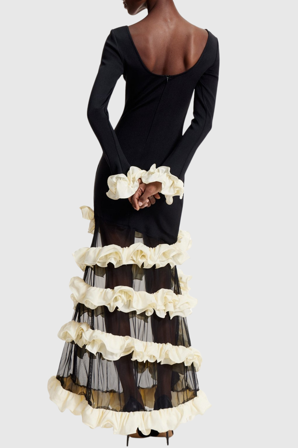 Esau Ruffled Tiered Maxi Dress