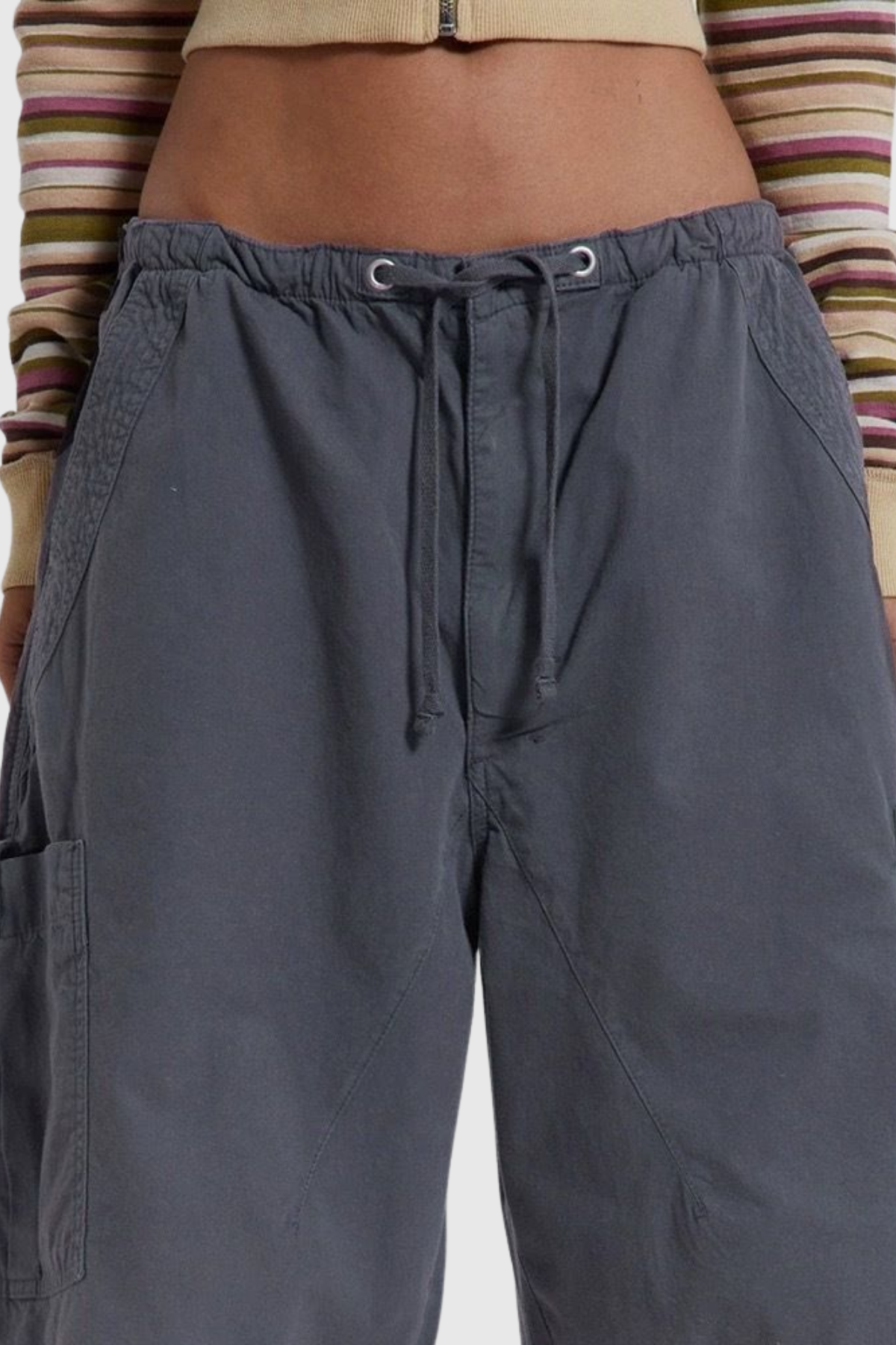Eureka Parachute Cargo Shorts - Grey