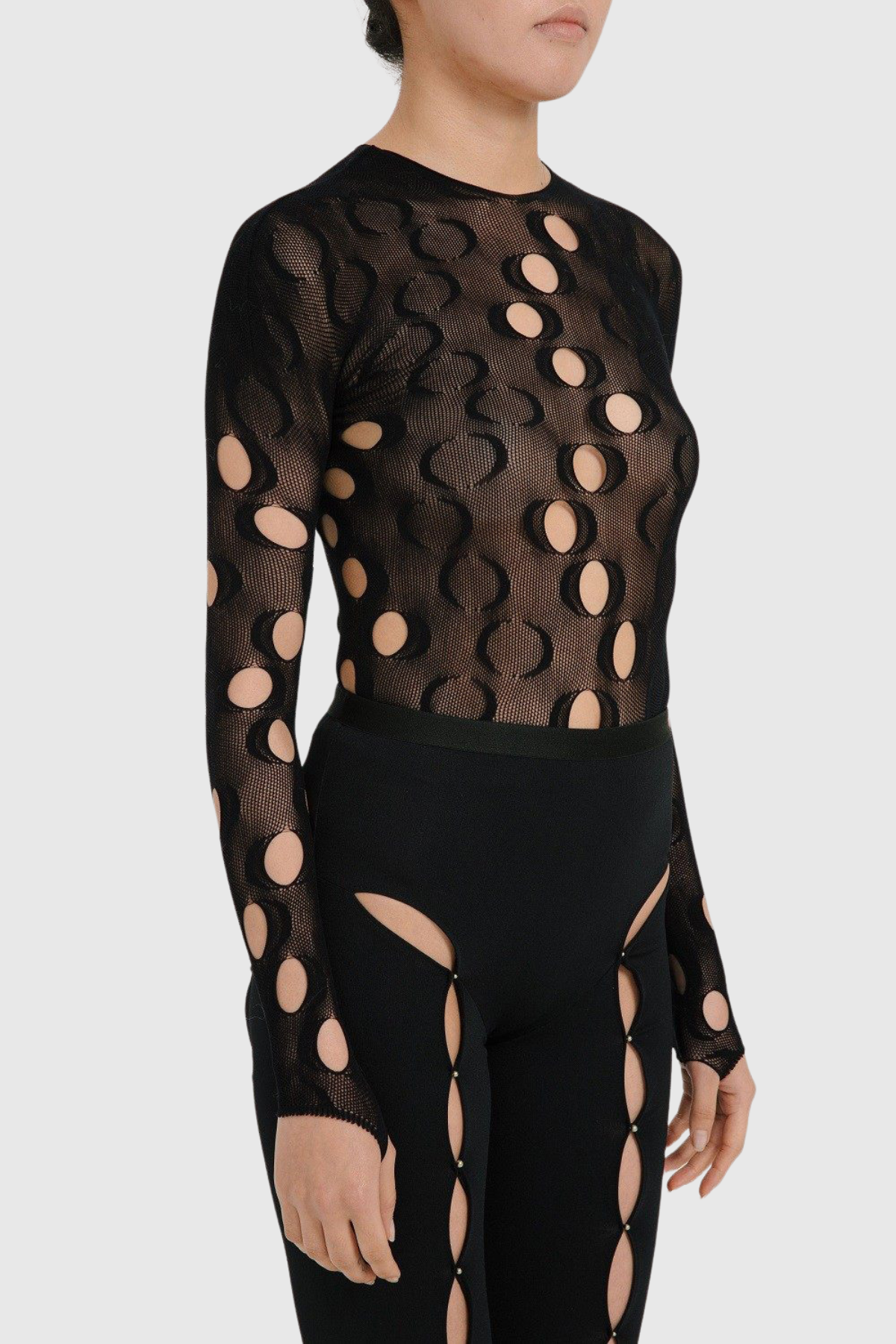 Garbo Cutout Top - Black