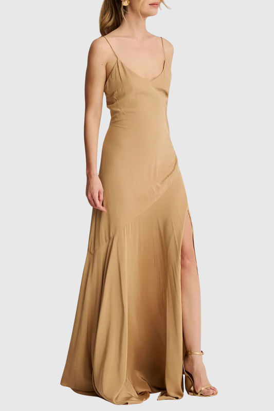 Garcia Ruffle Maxi Dress & Cape Set