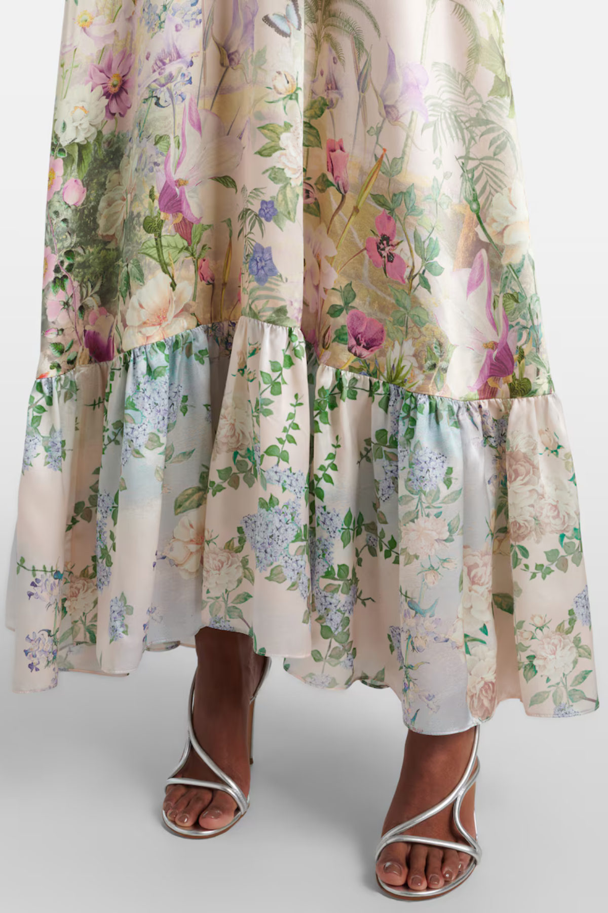 Giorgina Floral Print Sleeveless Maxi Dress