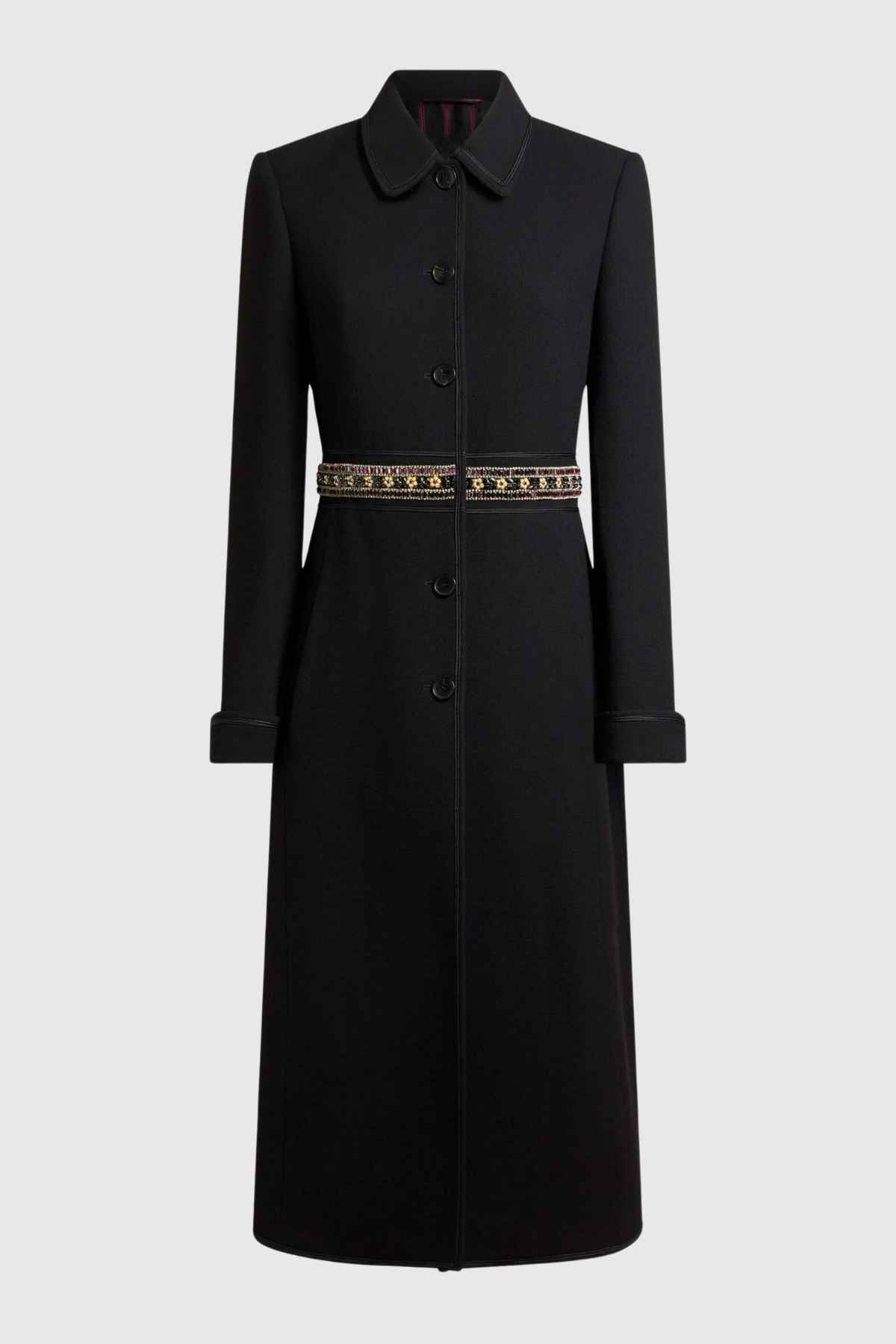 Giraso Diamante Embellished Coat