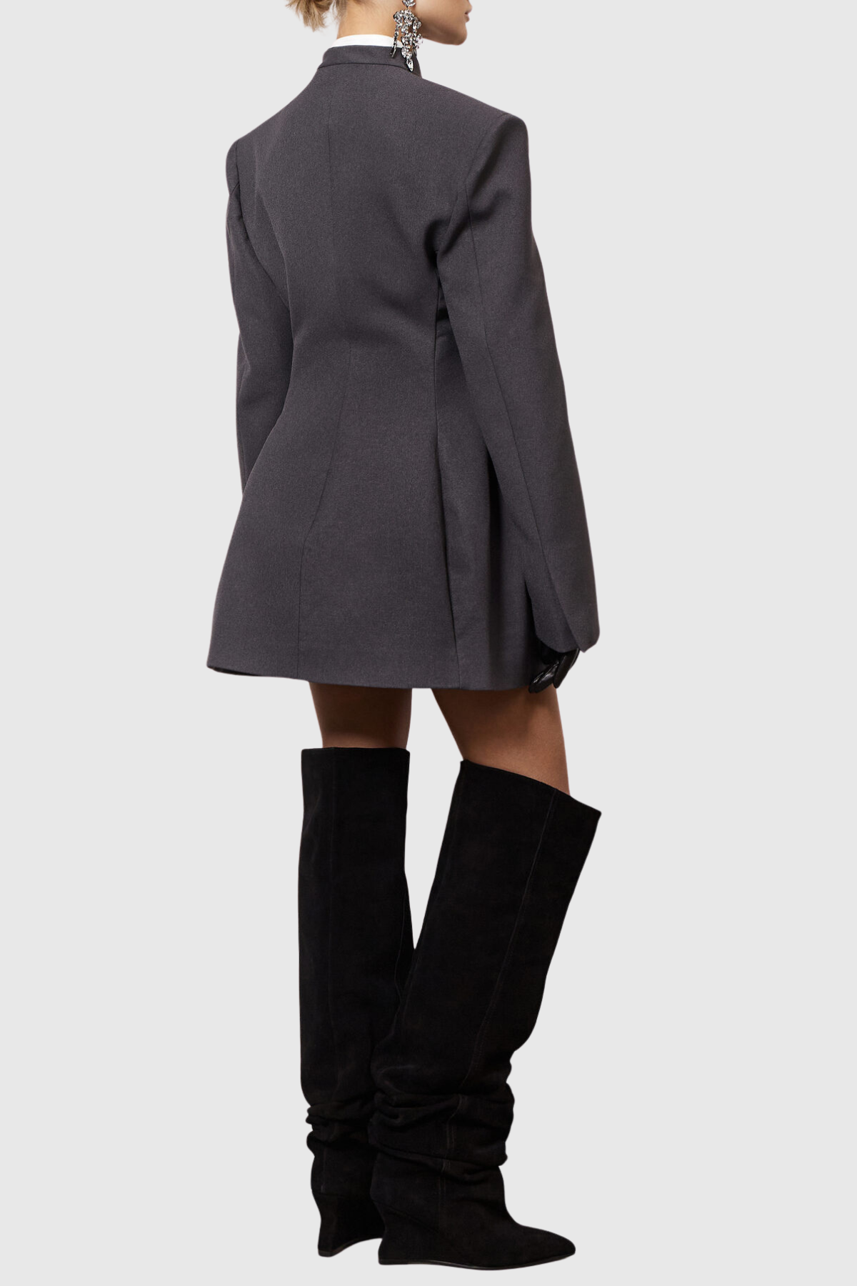 Hartfora Asymmetric Collarless Blazer