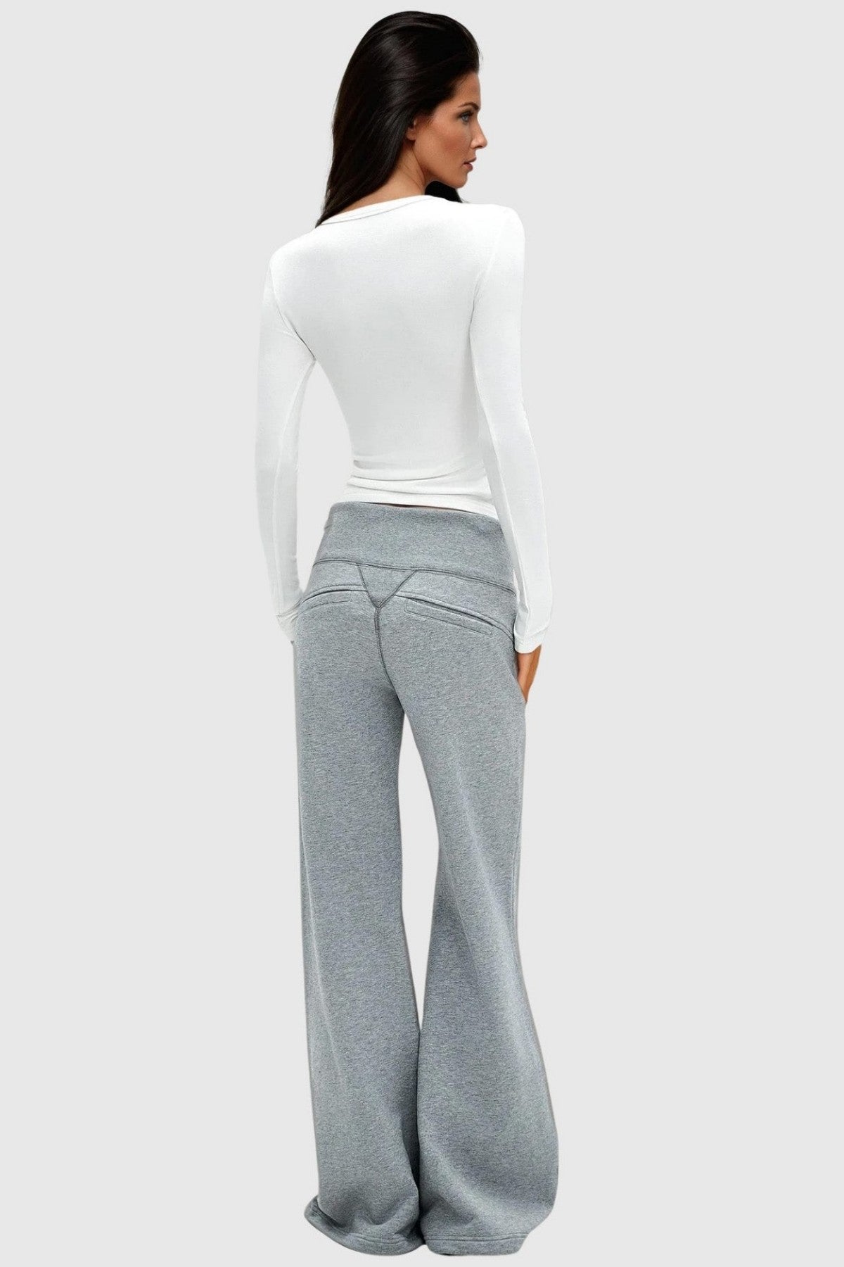 Idona Straight Sweatpants - Grey
