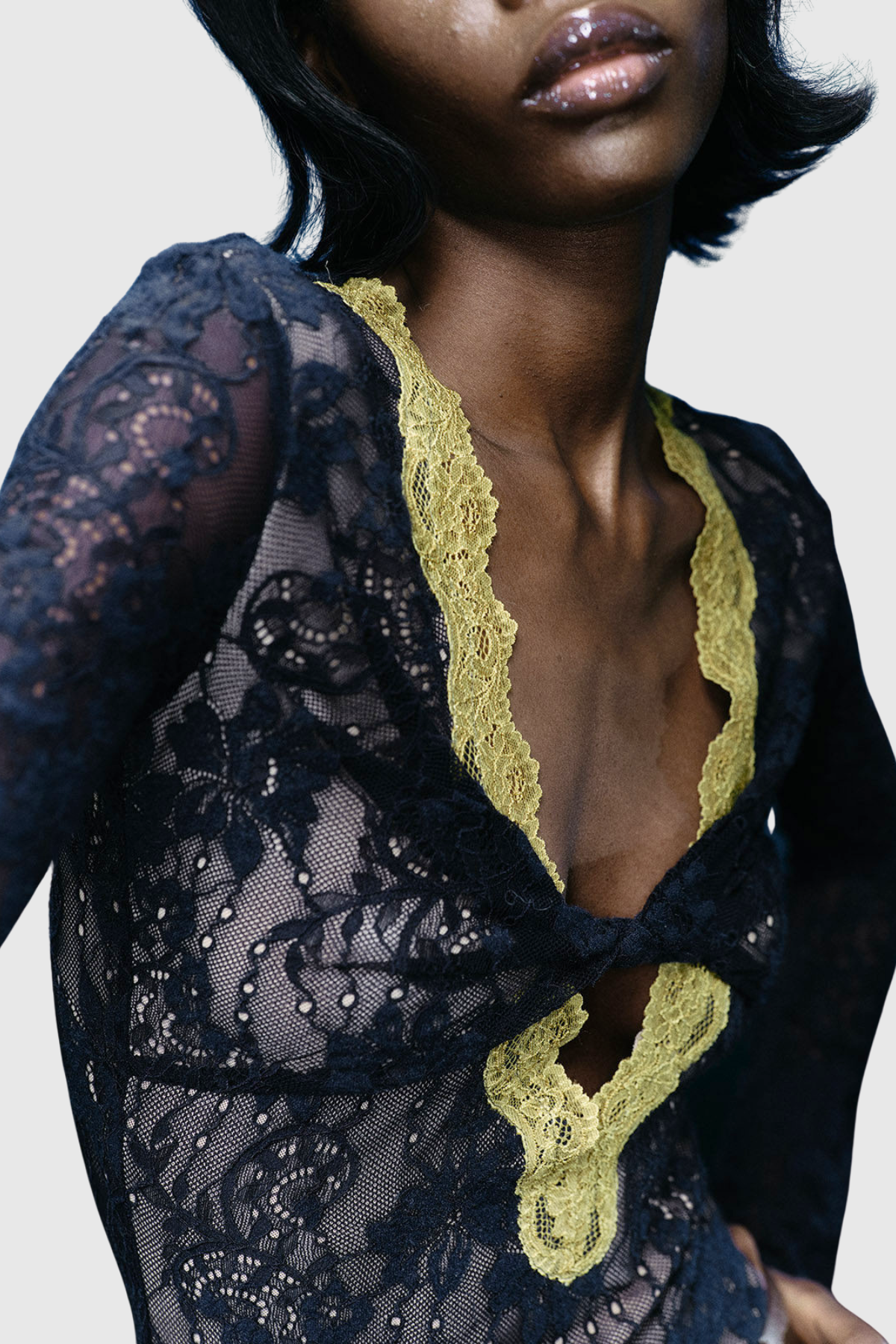 Indale Lace Bodysuit - Green