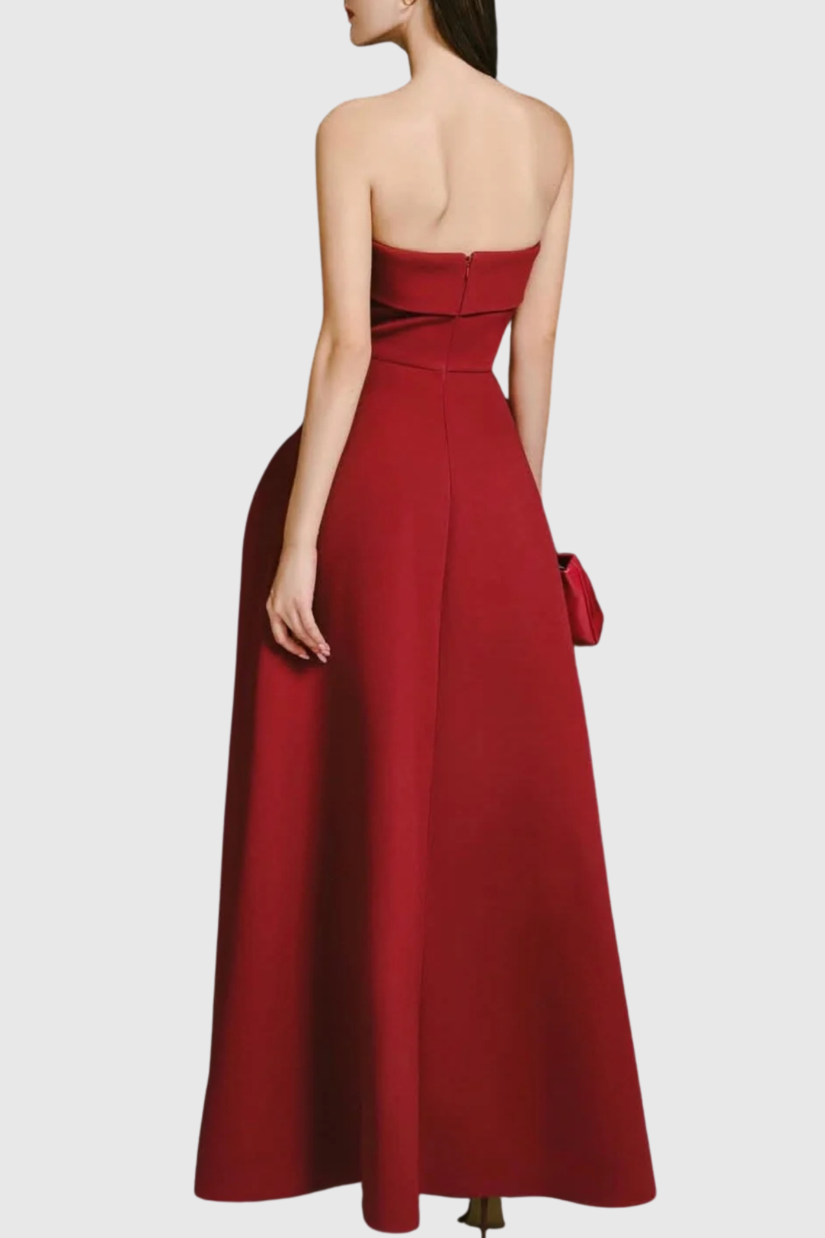 Judah Strapless Bow Maxi Dress