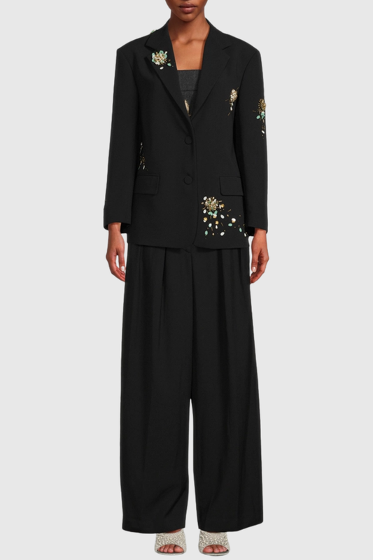 Kaha Beaded Embellished Blazer