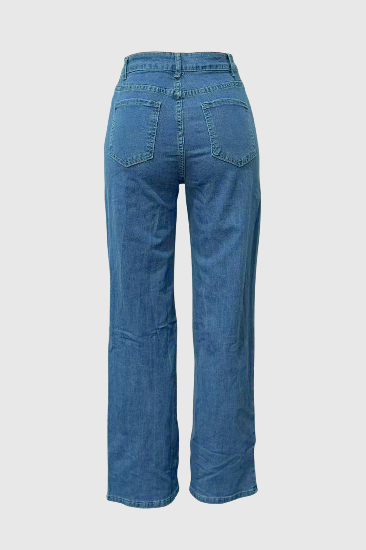 Kalliopa Floral Pearl Cutout Jeans - Blue