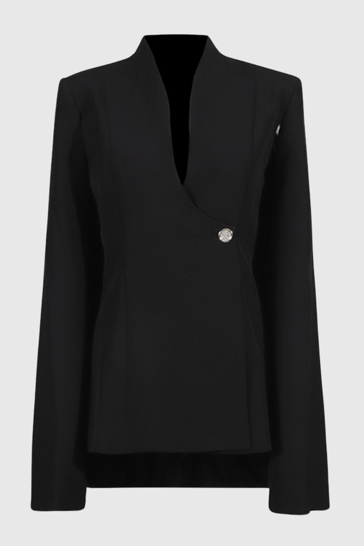 Kaydia Cape Sleeve Blazer - Black