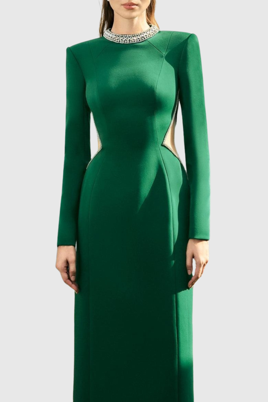 Keaua Crystal Embellished Maxi Dress