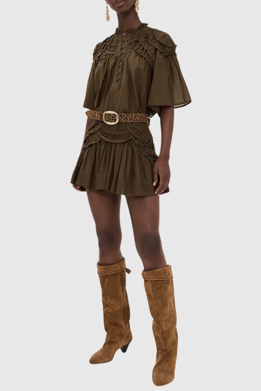 Lalage Frilled Mini Skirt