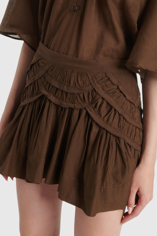 Lalage Ruffle Frilled Top