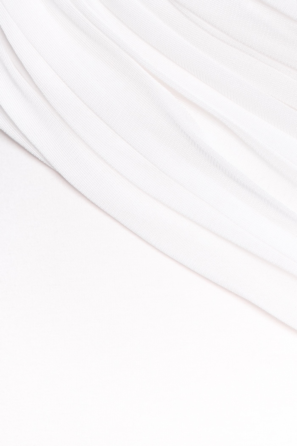 Leonel Sleeveless Cape Draped Maxi Dress - White