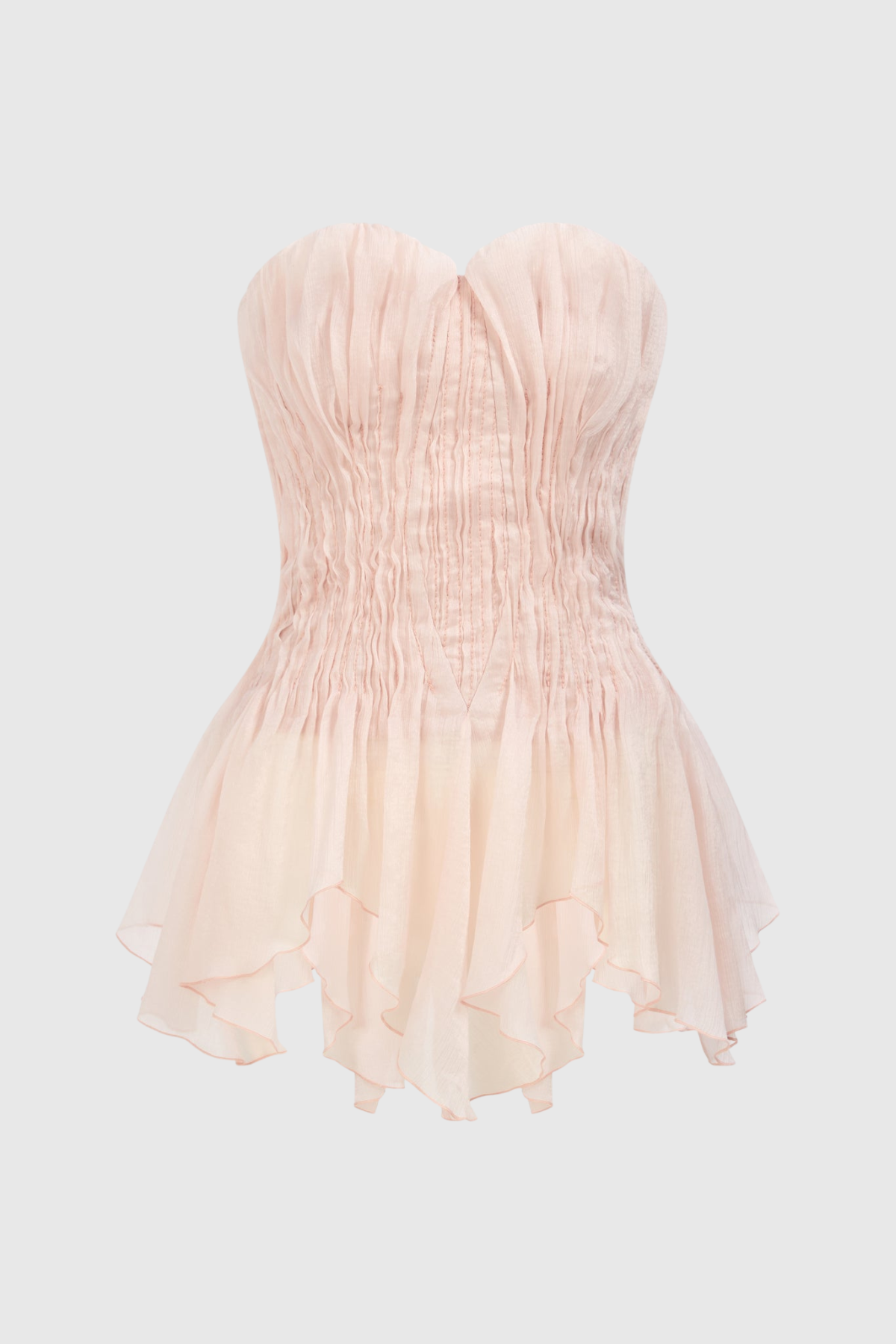 Lewira Strapless Ruched Top