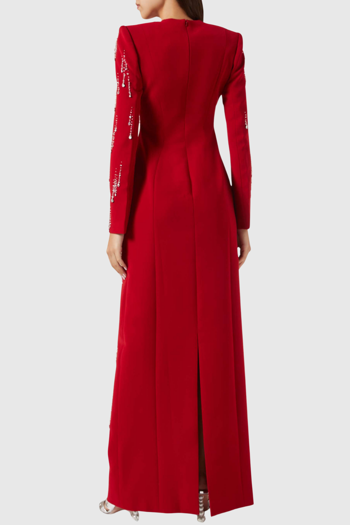 Masar Crystal-drop Embellished Maxi Dress
