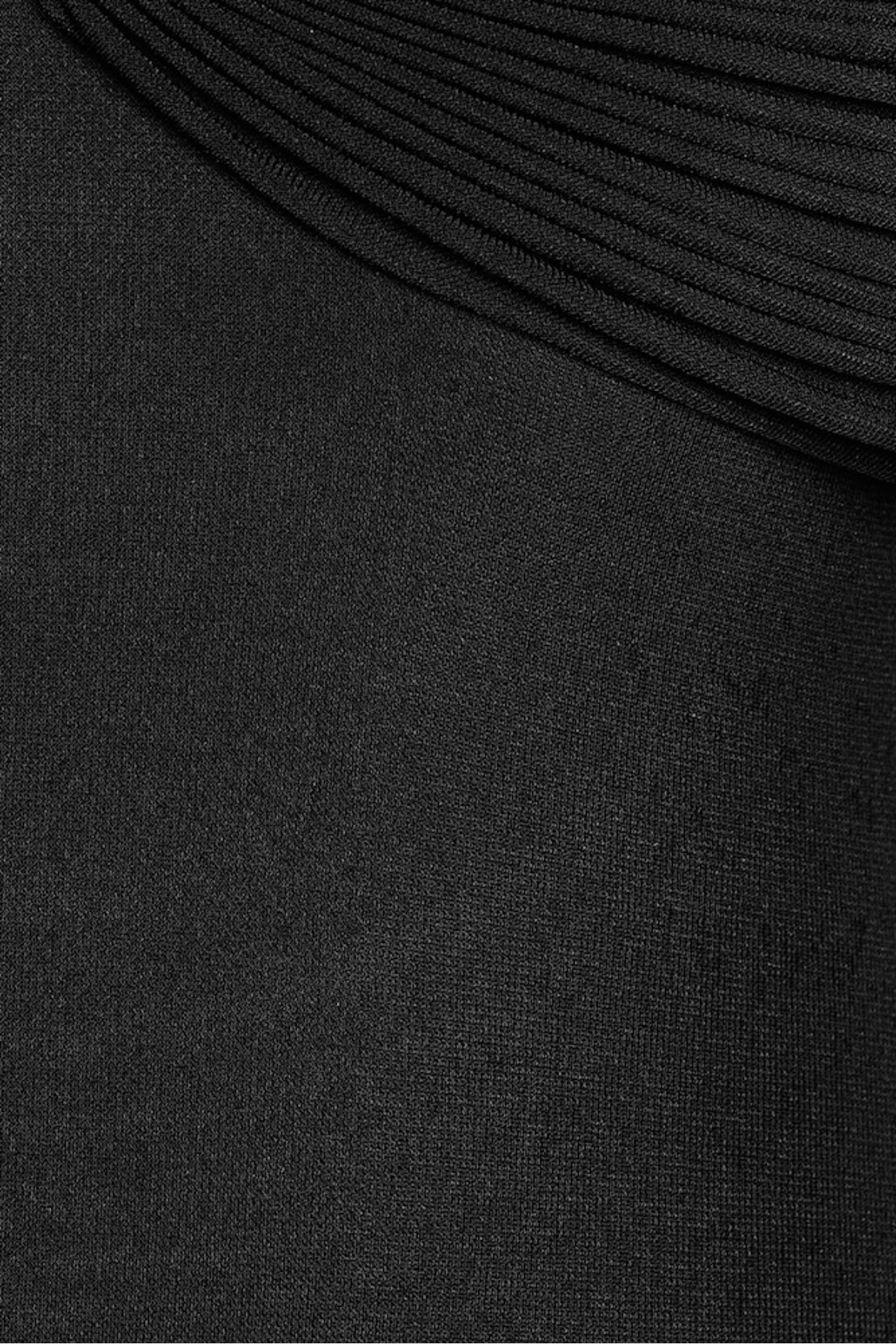 Mbban Metal Ruched Bodysuit - Black
