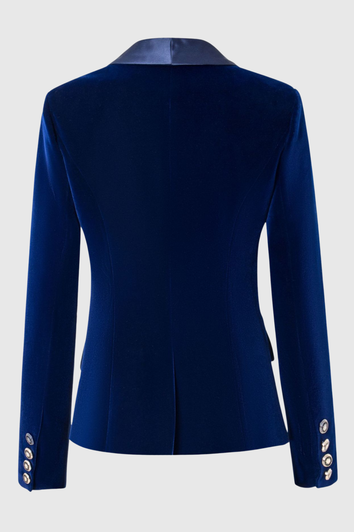 Mccoy Velvet Blazer - Royal Blue