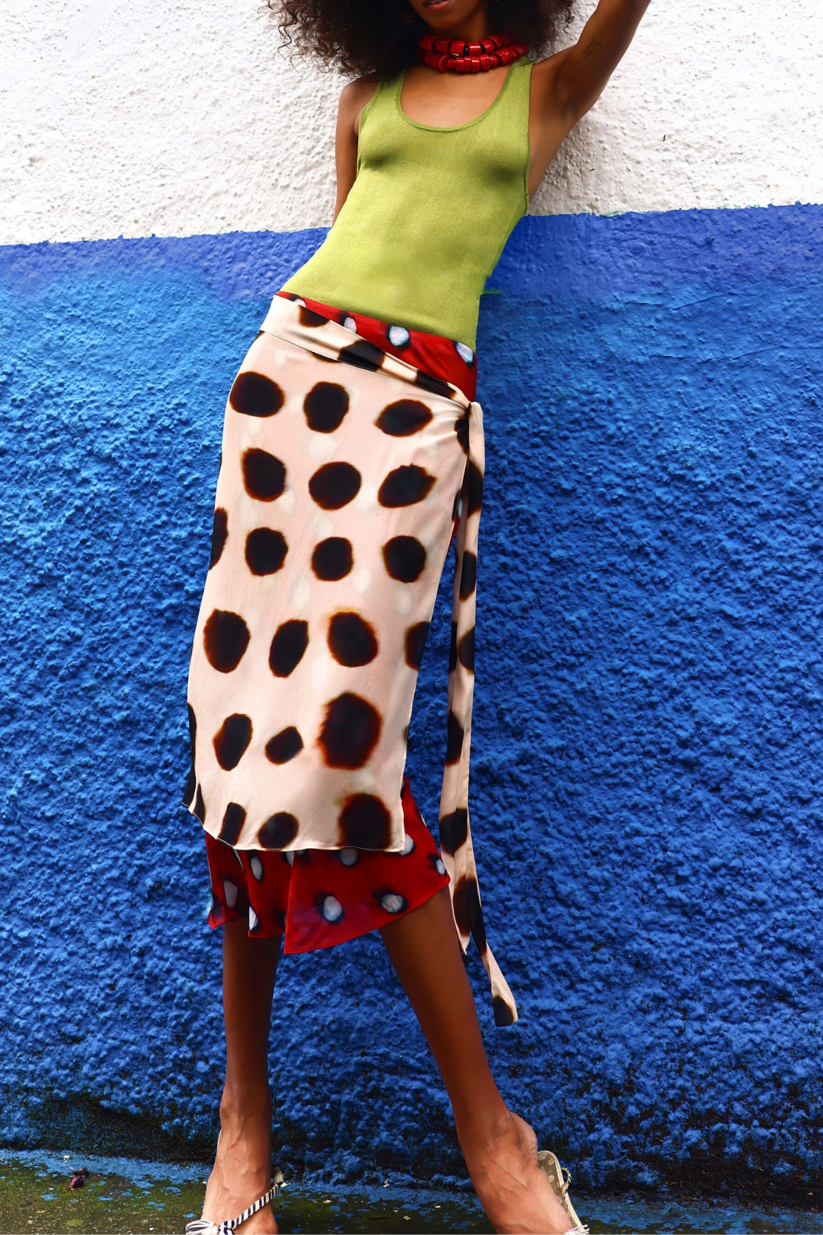 Meera Print Midi Skirt