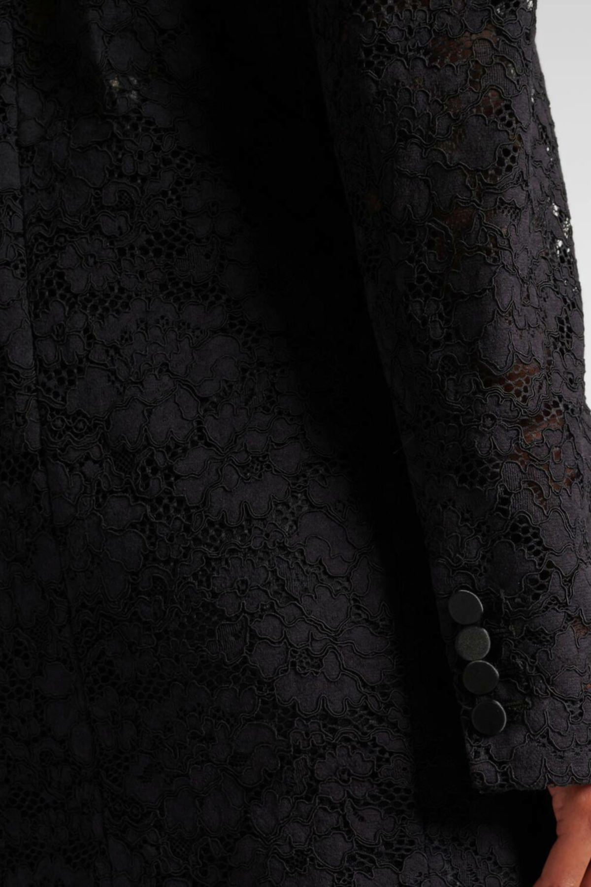 Minna Satin Trim Lace Blazer