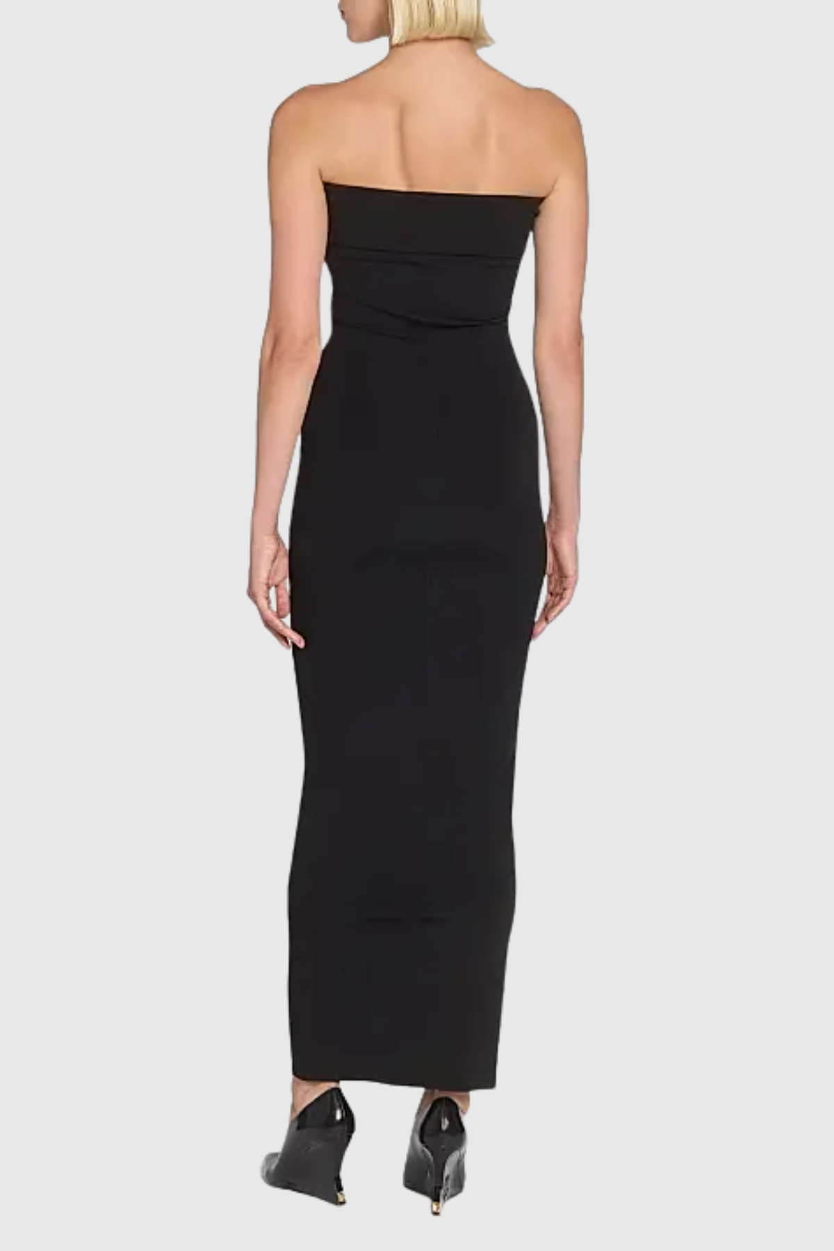 Mollee Strapless Belt-embellished Maxi Dress