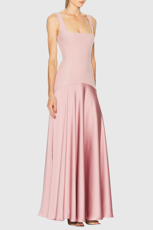 Nyrobi Satin Panel Maxi Dress