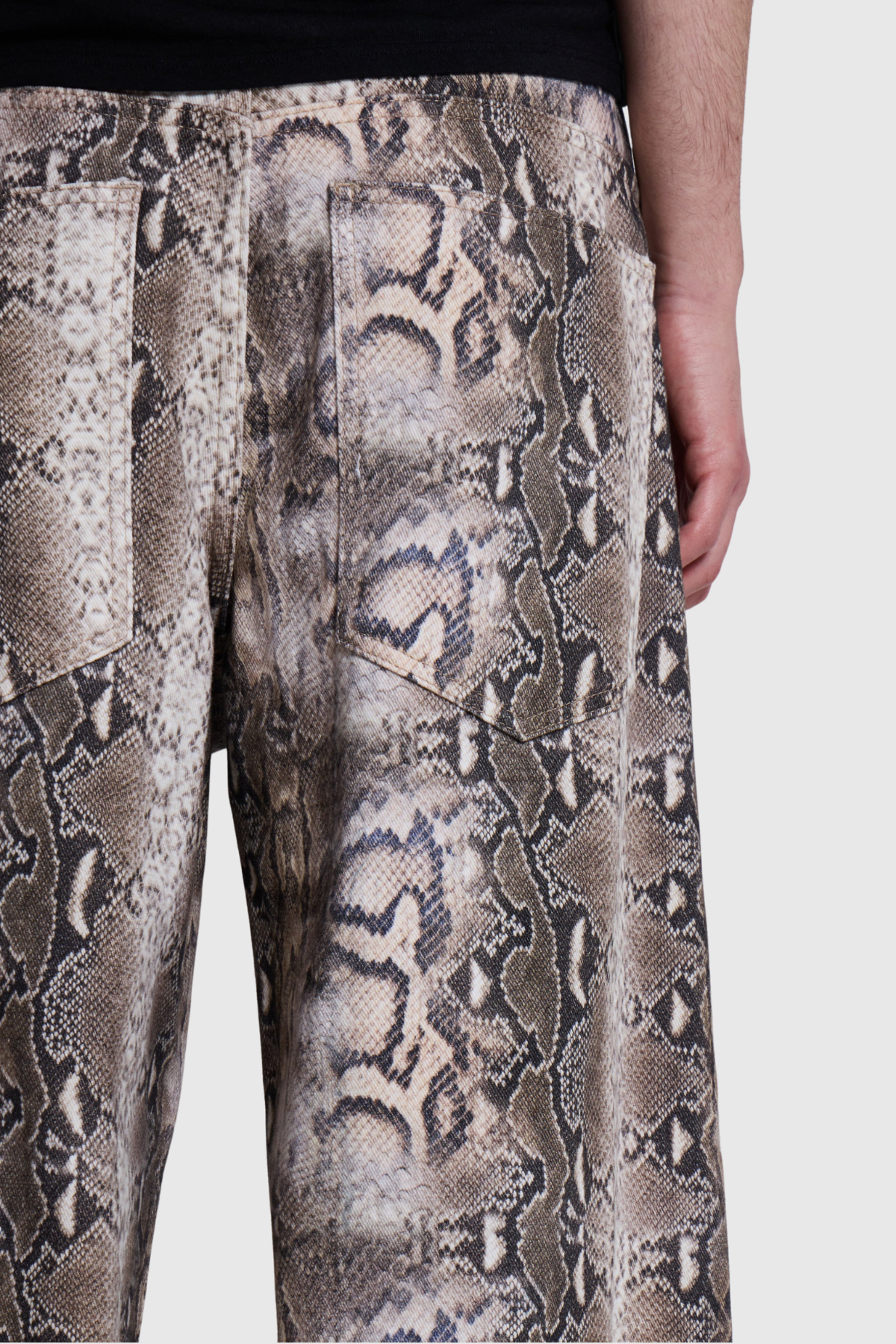 Onagh Snake Print Jeans
