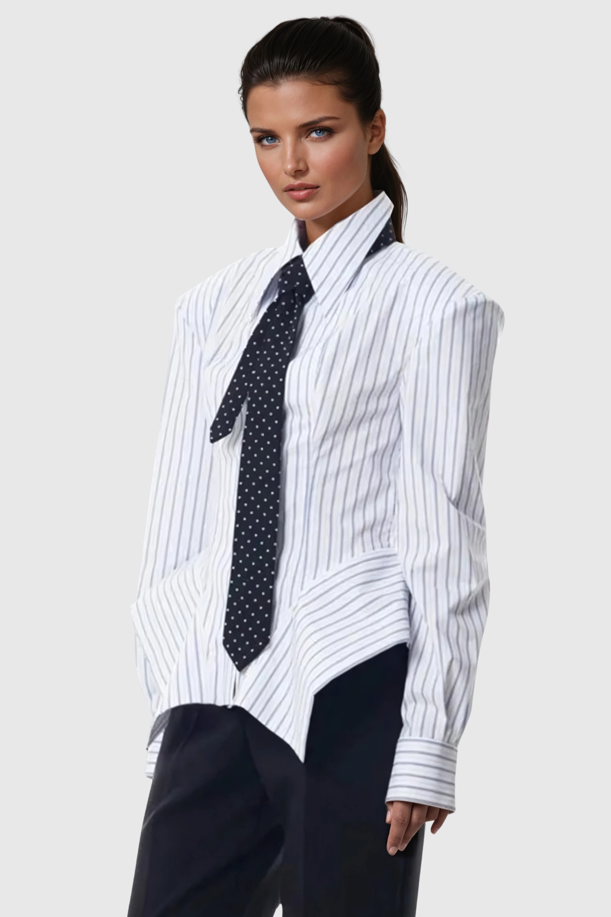 Persis Stripe Shirt - Blue