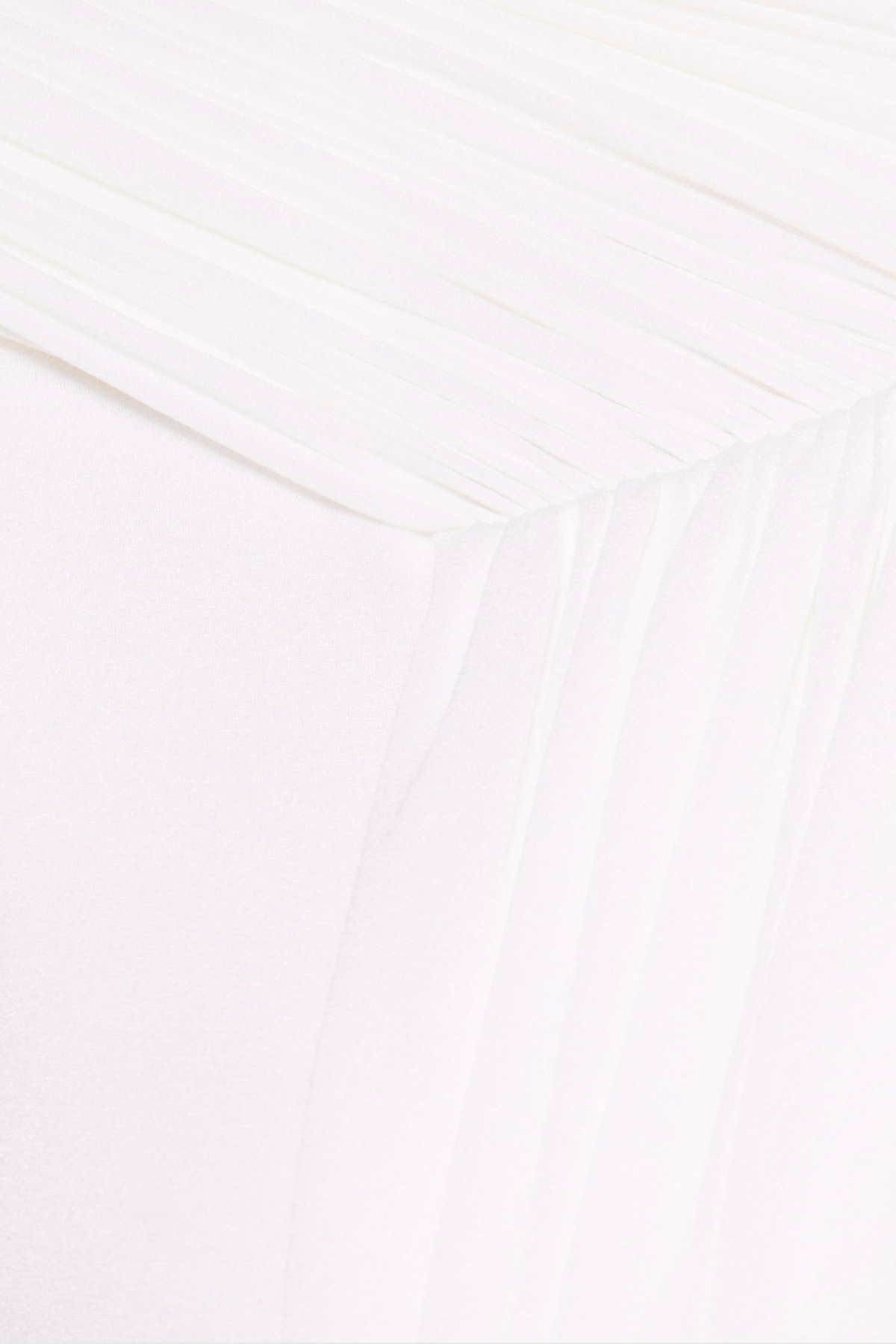 Ravenna Sleeveless Draped Mini Dress - White