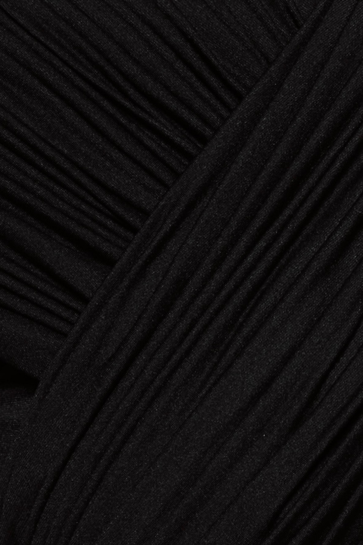Rohar Twisted Ruched Maxi Dress - Black