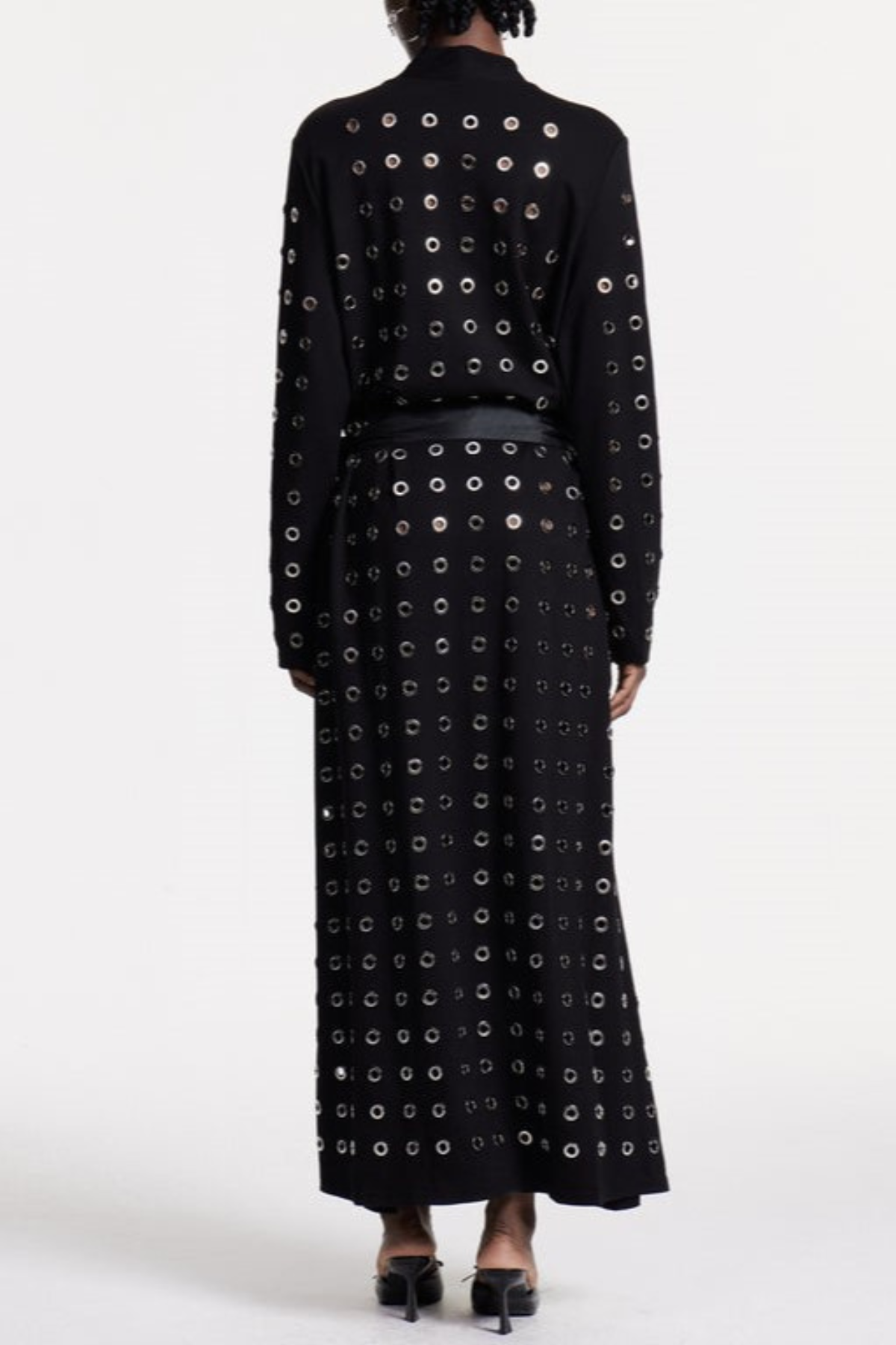 Ronja Eyelet Embellished Coat