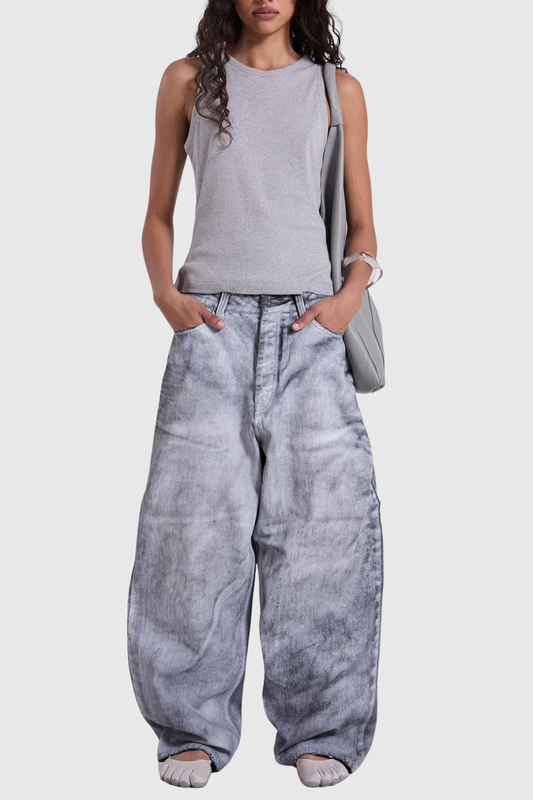 Samuea Print Baggy Jeans