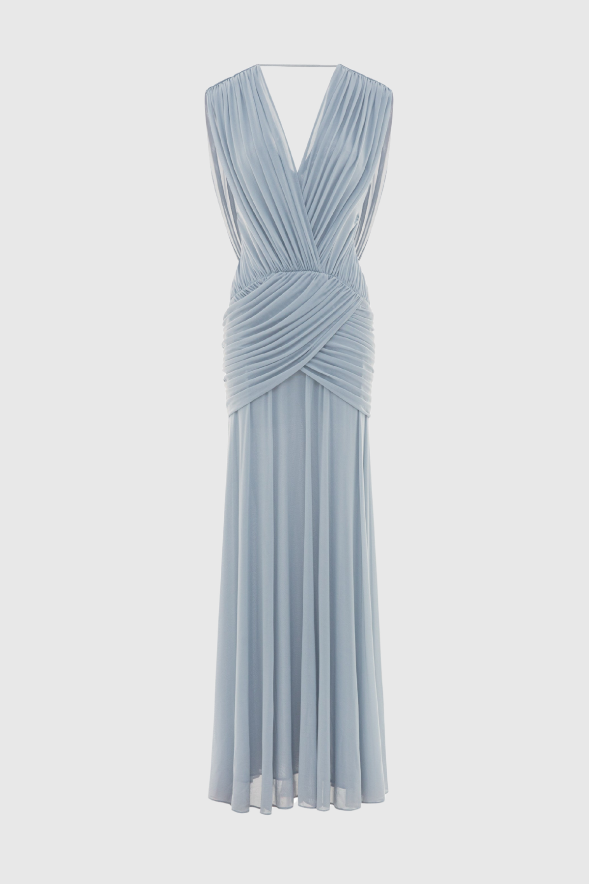 Selma Ruched Backless Maxi Dress