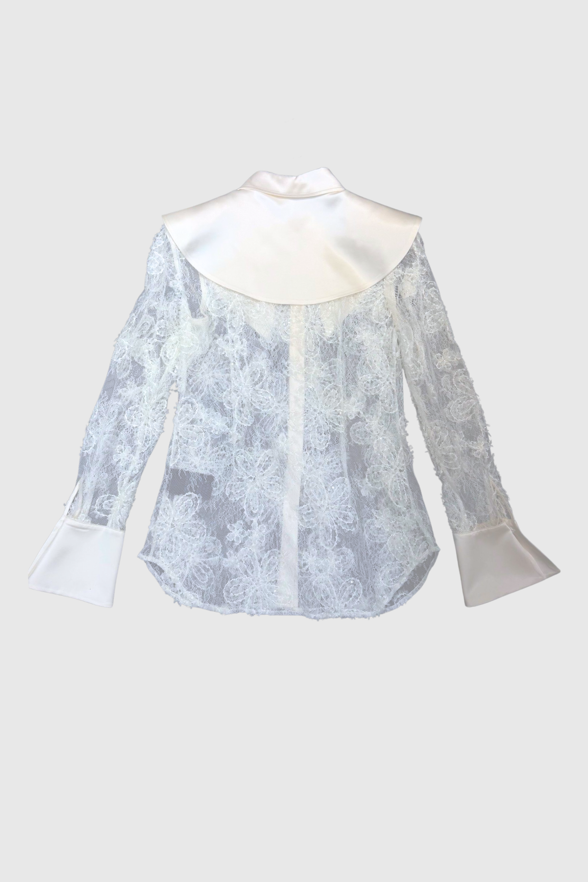 Solson Floral Lace Shirt - White