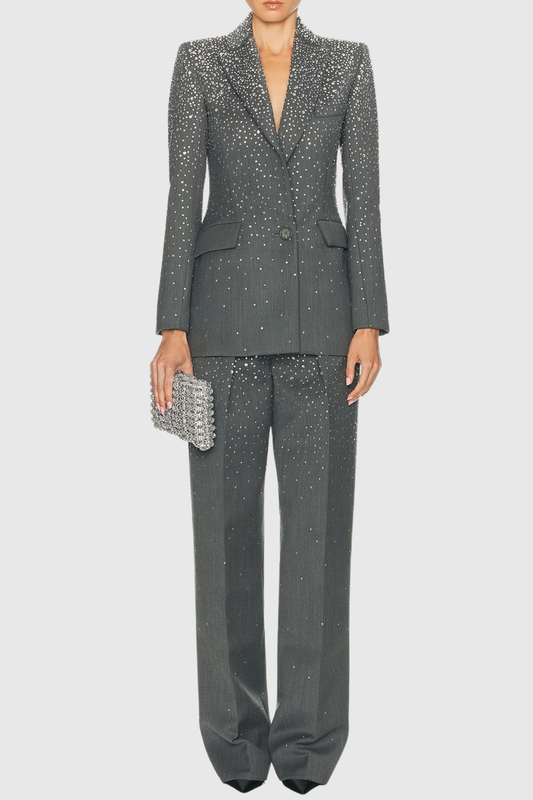 Stellao Crystal Embellished Blazer