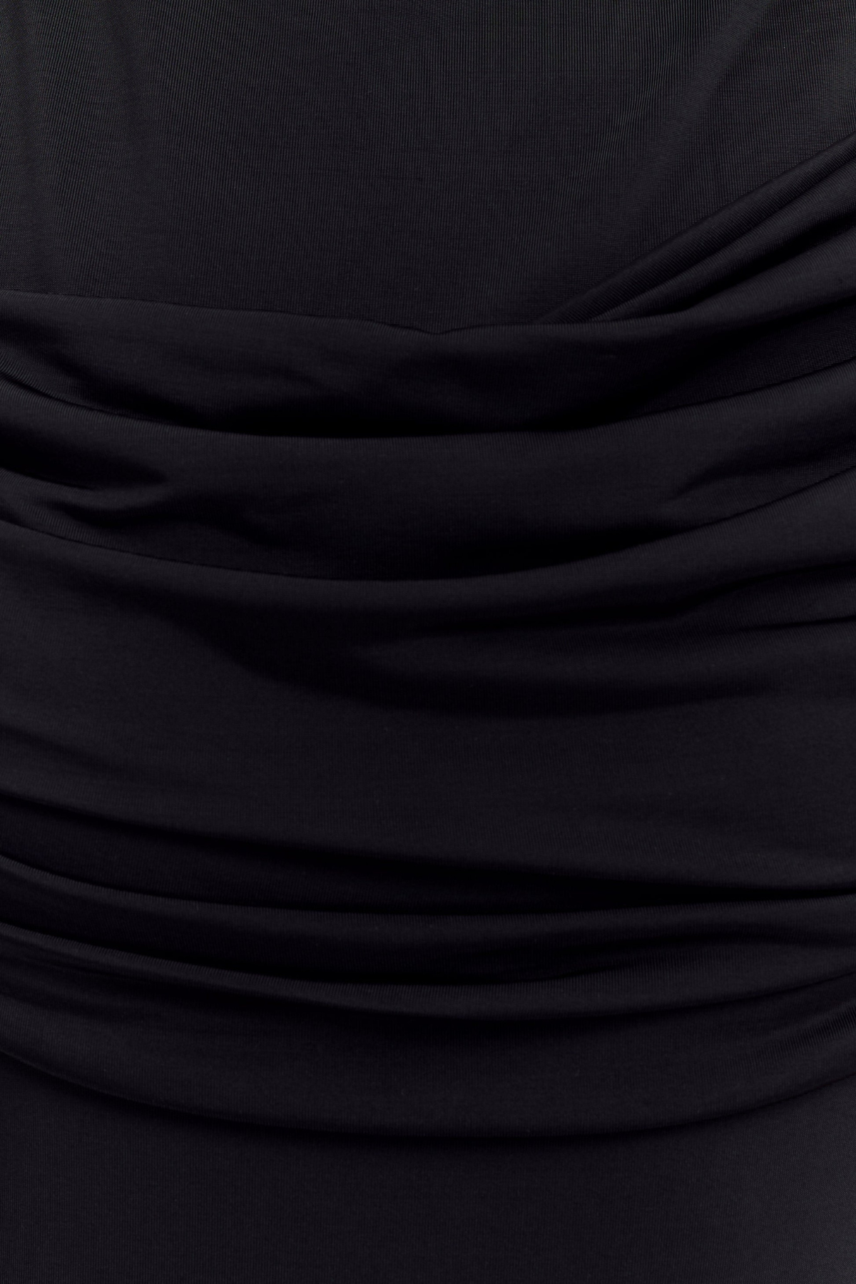 Swara Sleeveless Draped Maxi Dress - Black